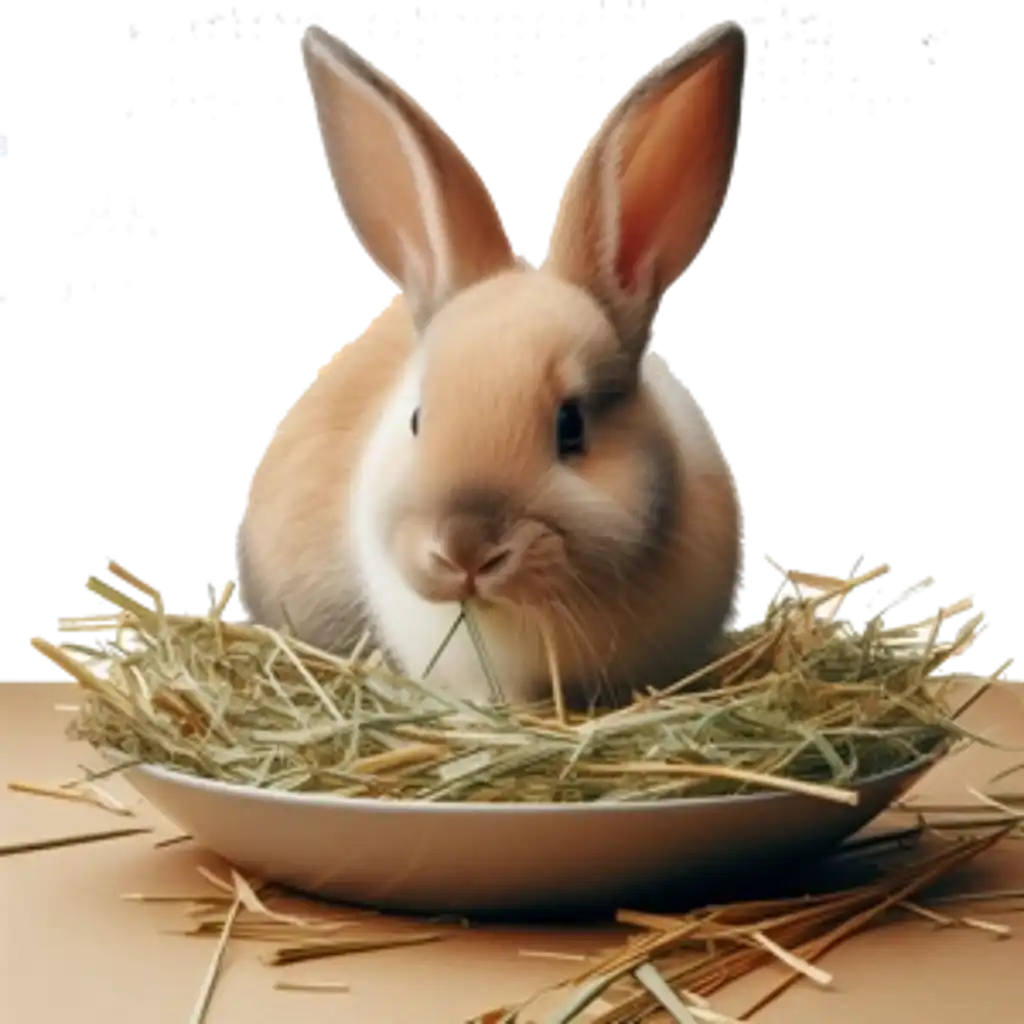 bunny-eating-the-good-quality-feeding-hay-needed-for-basic-rabbit-care